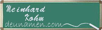 Meinhard Kohm Visitenkarte